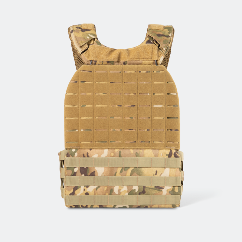 Tan Camo Weighted Vest