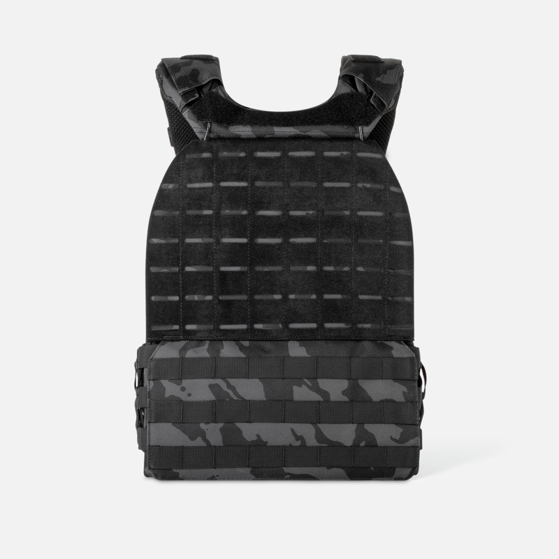 Black Camo Weighted Vest